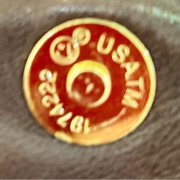 Faux Tory Burch Brown & Gold Crossbody Bag Chain Strap Spanish shearling lamb - Picture 8 of 8